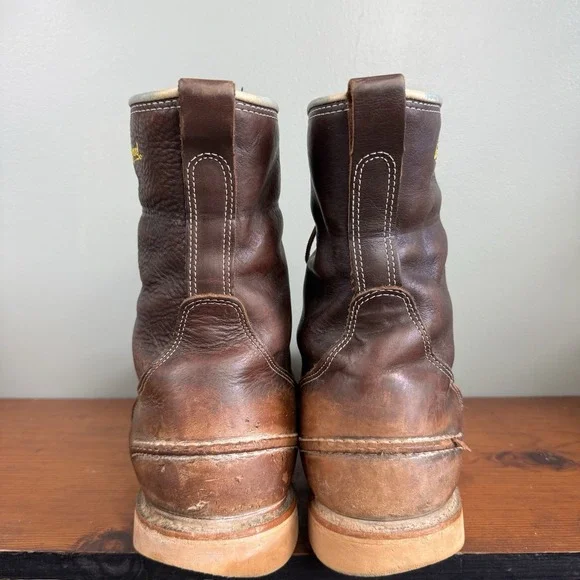 Thorogood 804-3800 Men's 8 Leather WP Moc Steel Safety‎ Toe Work Boot Sz 13 EE